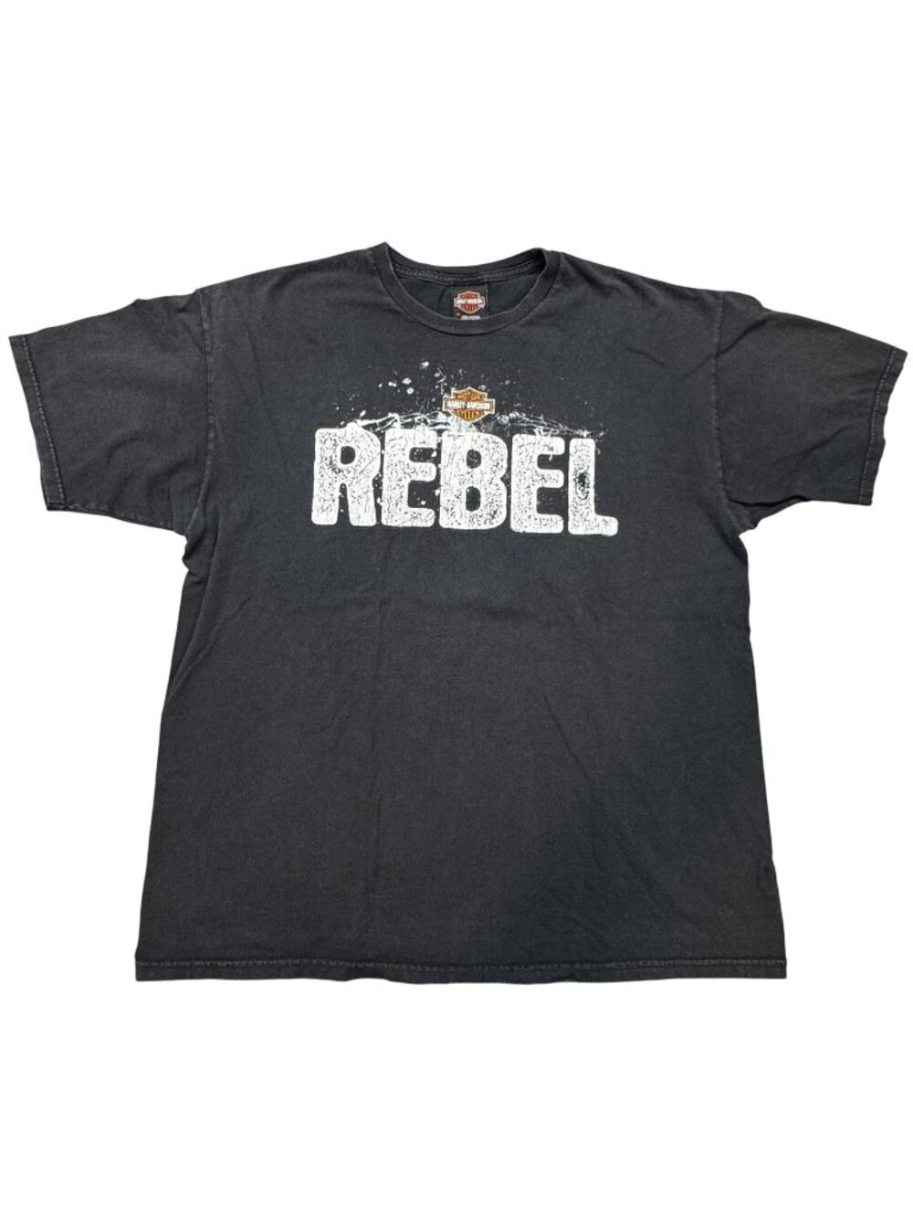 Harley-Davidson Rebel Graphic T-Shirt Sz XL Black Cotton Hill City South Dakota